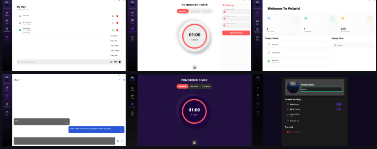 Polaris Chat – app screenshot